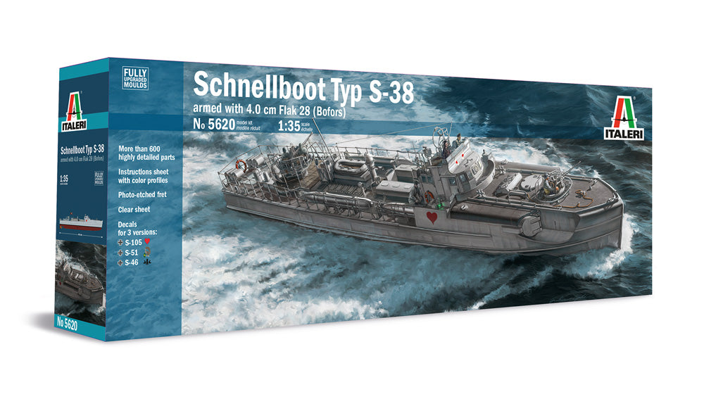 Italeri 5620 1/35 Schnellboot Typ S-38 Model Kit
