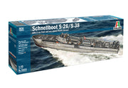 ITALERI 5625 1/35 German Schnellboot S-26/S-38 Model Ship Kit