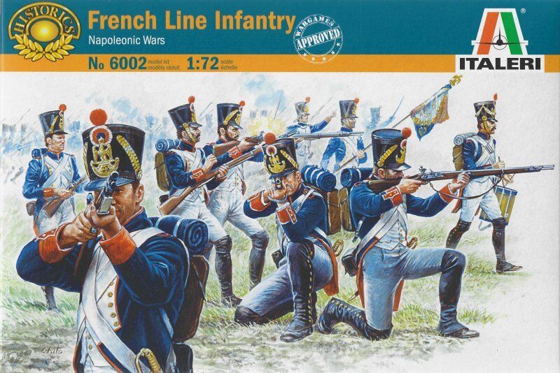 Italeri 6002 1/72 French Line Infantry (Napoleonic Wars) Model Kit