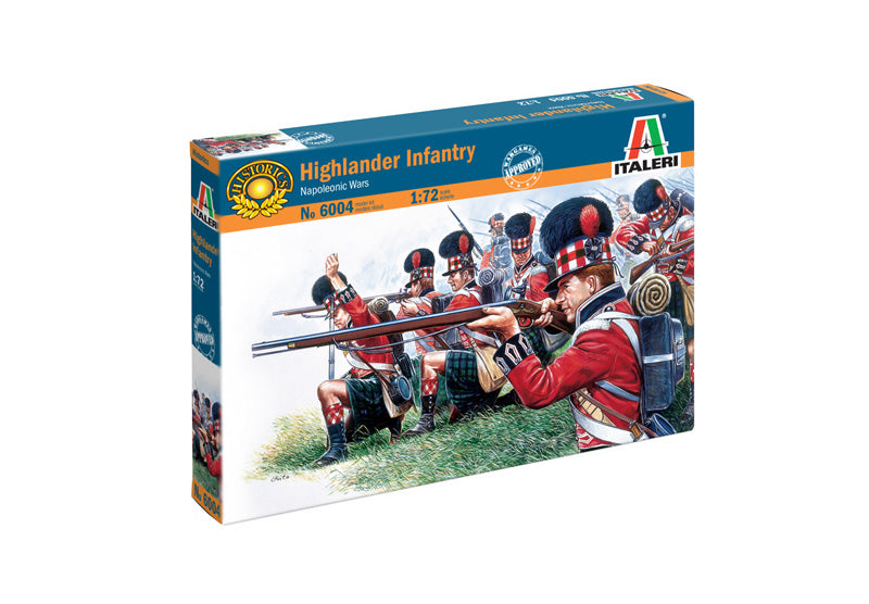 Italeri 6004 1/72 Highlander Infantry (Napoleonic Wars) Model Kit