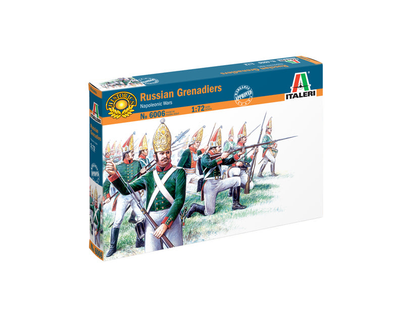 Italeri 6006 1/72 Russian Grenadiers (Napoleonic Wars) Model Kit