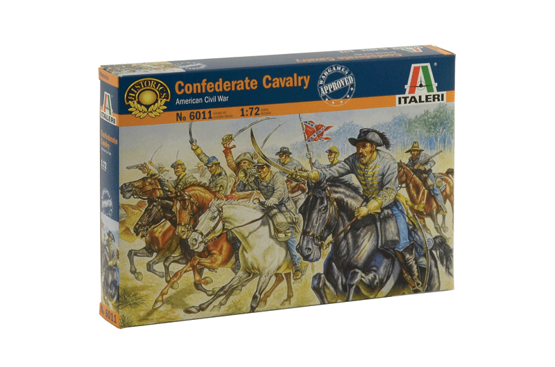 Italeri 6011 1/72 Confederate Cavalry (American Civil War) Model Kit