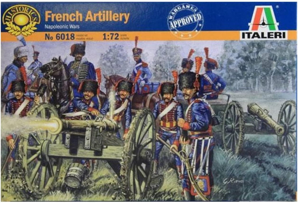 Italeri 6018 1/72 French Artillery (Napoleonic Wars) Model Kit