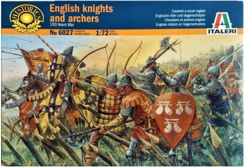 Italeri 6027 1/72 English Knights and Archers (100 Years War) Model Kit