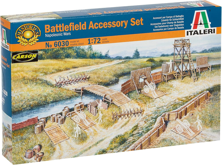 Italeri 6030 1/72 Battlefield Accessory Set Model Kit