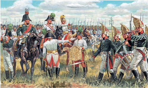 ITALERI 6037 1/72 Austrian & Russian General Staff (Napoleonic Wars) Model Kit
