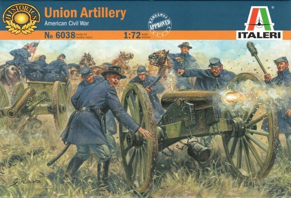 Italeri 6038 1/72 Union Artillery (American Civil War) Model Kit