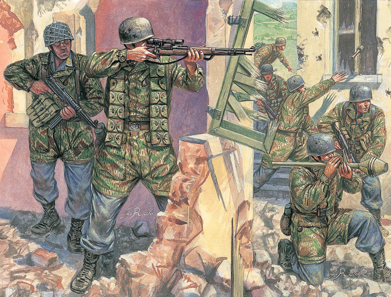 ITALERI 6045 1/72 WWII German Paratroopers Figures Model Set