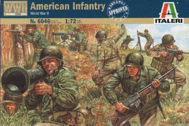 Italeri 6046 1/72 WWII US Infantry Model Kit