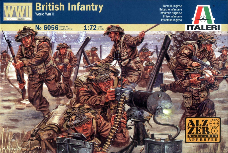 Italeri 6056 1/72 WWII British Infantry Model Kit