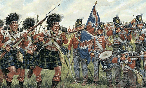 ITALERI 6058 1/72 British & Scots Infantry (Napoleonic Wars) Model Kit