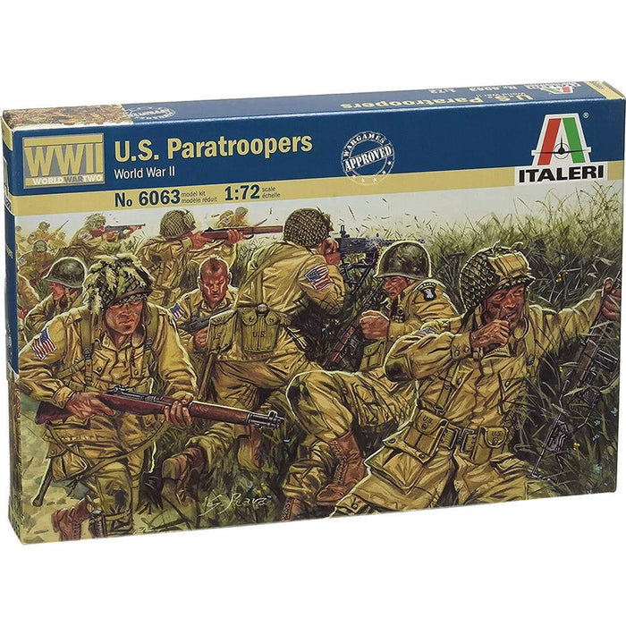 Italeri 6063 1/72 WWII U.S. Paratroopers Model Kit