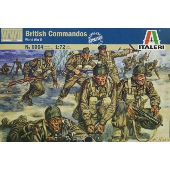 Italeri 6064 1/72 WWII British Commandos Model Kit