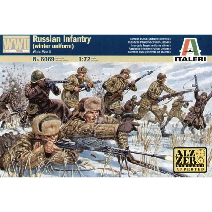 Italeri 6069 1/72 WWII Russian Infantry (winter uniform) Model Kit