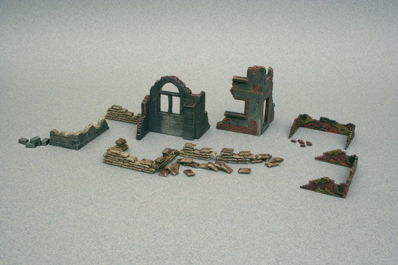 Italeri 6087 1/72 WWII Walls and Ruins Model Kit