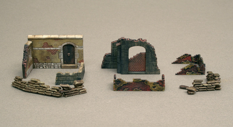 Italeri 6090 1/72 WWII Walls and Ruins II Model Kit