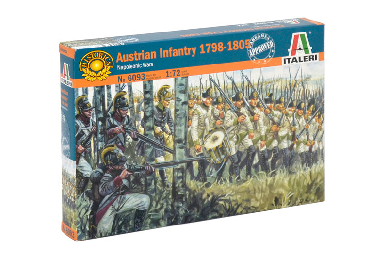 ITALERI 6093 1/72 Austrian Infantry 1798-1805 (Napoleonic Wars) Model Kit