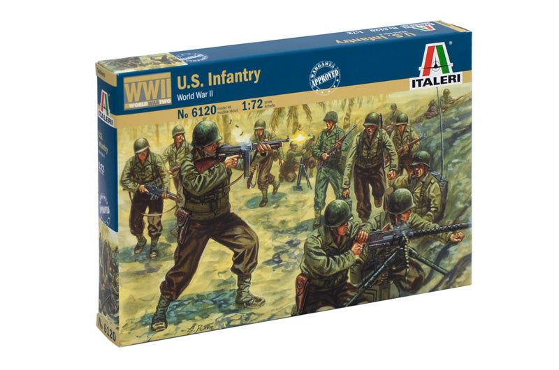 Italeri 6120 1/72 WWII US Infantry Model Kit