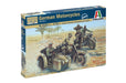 Italeri 6121 1/72 WWII German Motorcycles Model Kit