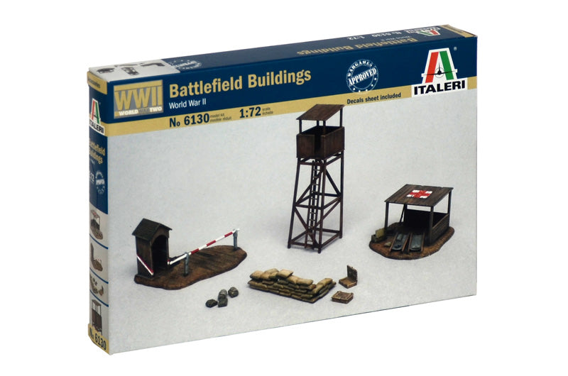Italeri 6130 1/72 WWII Battlefield Buildings Model Kit