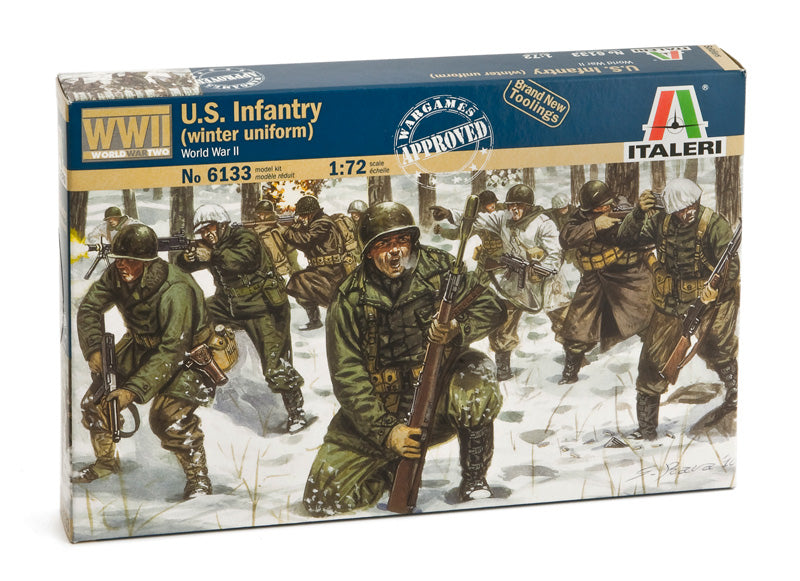 Italeri 6133 1/72 WWII US Infantry (winter uniform) Model Kit