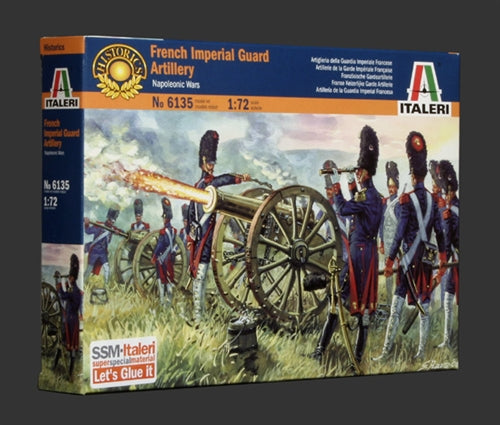 ITALERI 6135 1/72 French Imperial Guard Artillery (Napoleonic Wars) Model Kit