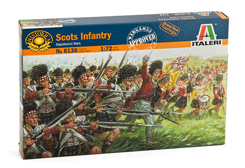 Italeri 6136 1/72 Scots Infantry (Napoleonic Wars) Model Kit