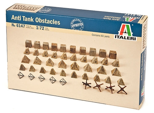 Italeri 6147 1/72 Anti-Tank Obstacles Model Kit