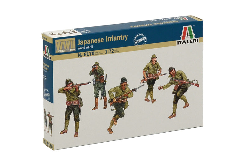 ITALERI 6170 1/72 WWII Japanese Infantry Figures Model Set
