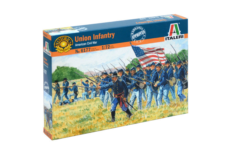 Italeri 6177 1/72 Union Infantry (American Civil War) Model Kit