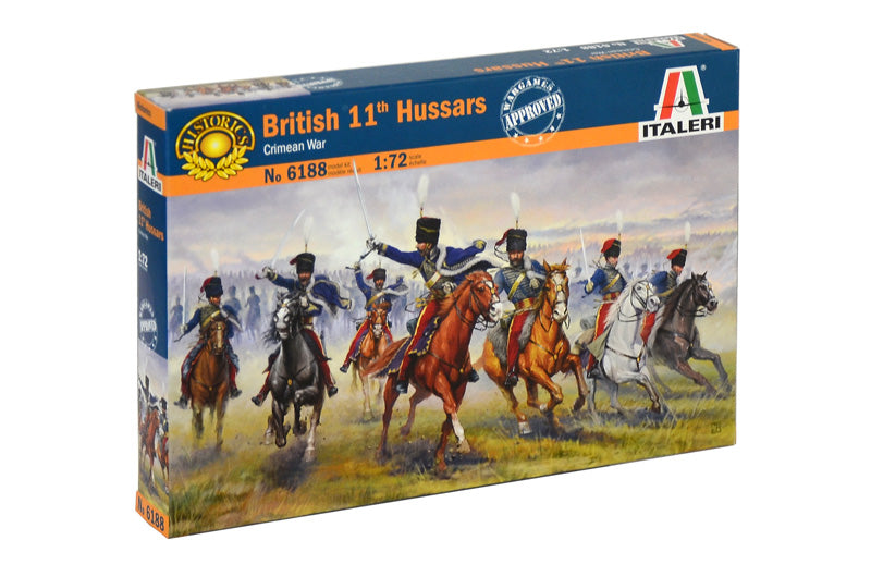 Italeri 6188 1/72 British 11th Hussars (Crimean War) Model Kit