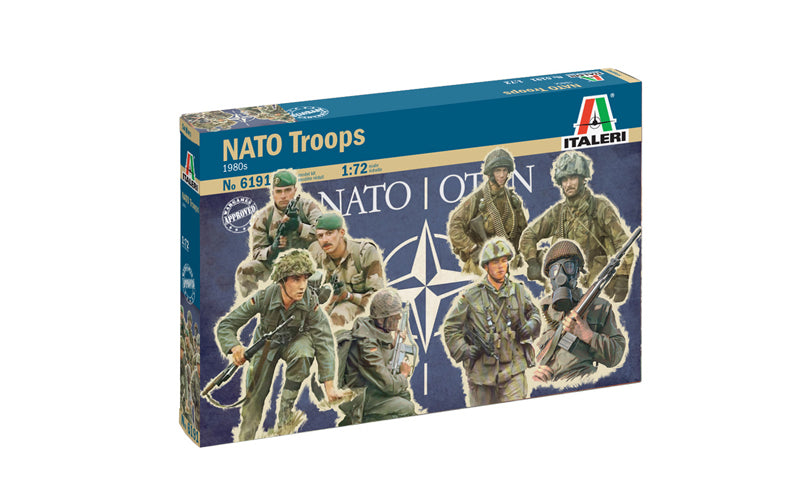 Italeri 6191 1/72 NATO Troops (1980s) Model Kit