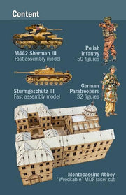 Italeri 6198 1/72 Montecassino Abbey 1944 Battle Set Model Kit