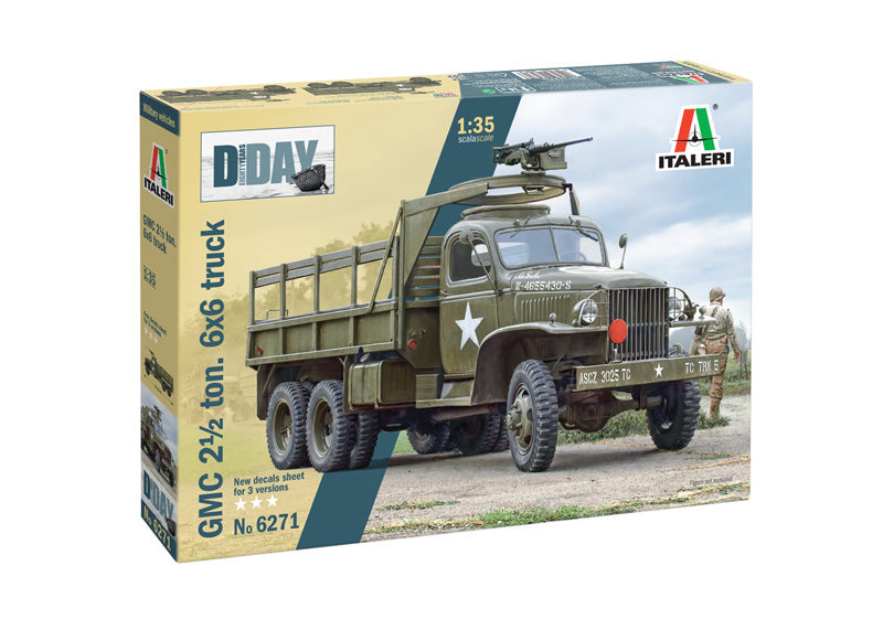 Italeri 6271 1/35 GMC 2 1/2 Ton. 6x6 Truck D-Day 80th Model Kit