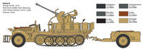 Italeri 6395 1/35 Sd. Kfz. 10/4 with FlaK 30 and Crew Model Kit