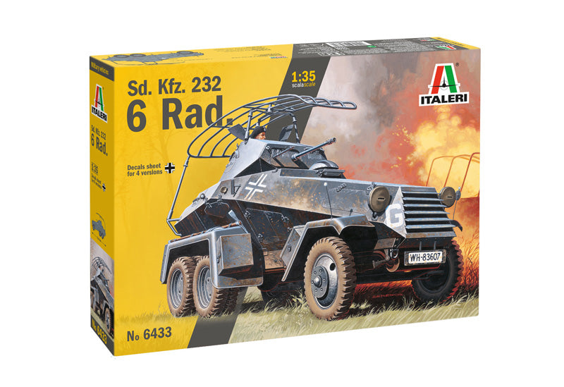 Italeri 6433 1/35 Sd.Kfz.232 6-Rad Model Kit