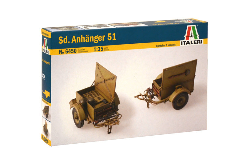 Italeri 6450 1/35 Sd. Anhanger 51 (2 models) Model Kit