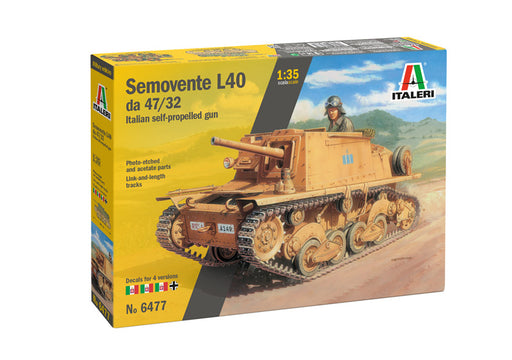 ITALERI 6477 1/35 Italian Semovente L6/40 Da 47/32mm Self