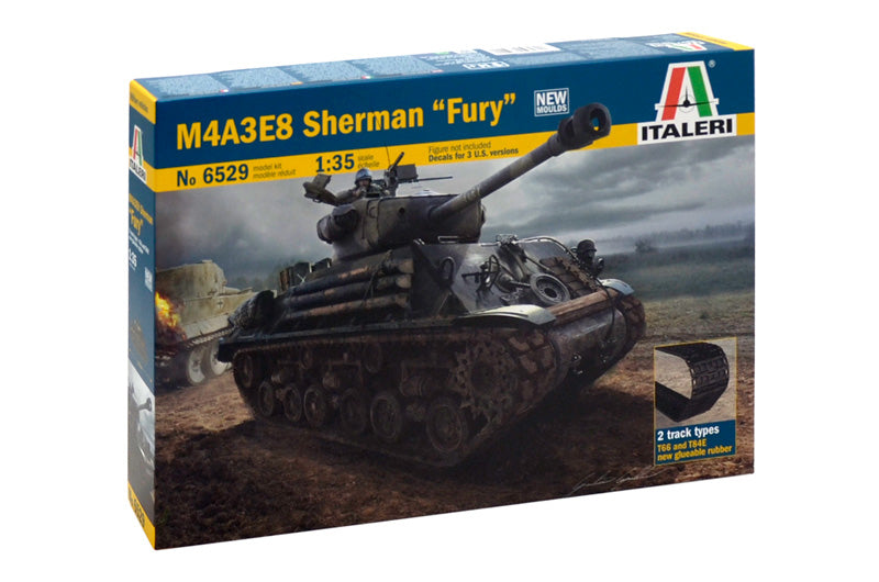 Italeri 6529 1/35 M4A3E8 Sherman "Fury" Model Kit