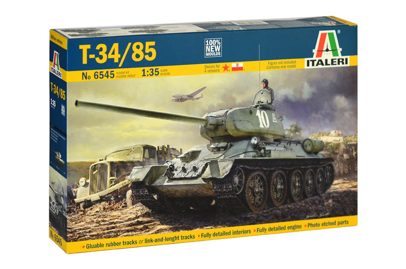 Italeri 6545 1/35 T-34/85 Zavod 183 Mod. 44 Model Tank Kit