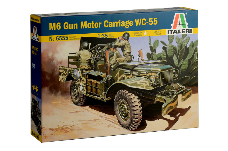 Italeri 6555 1/35 M6 Gun Motor Carriage WC-55 Model Kit
