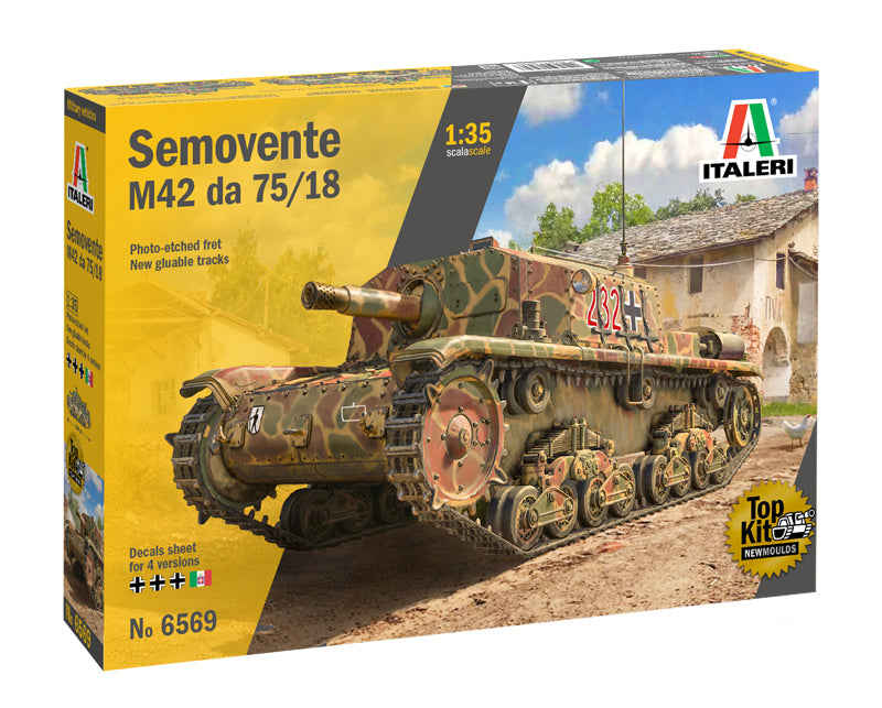 Italeri 6569 1/35 Semovente M42 da 75/18mm Model Kit