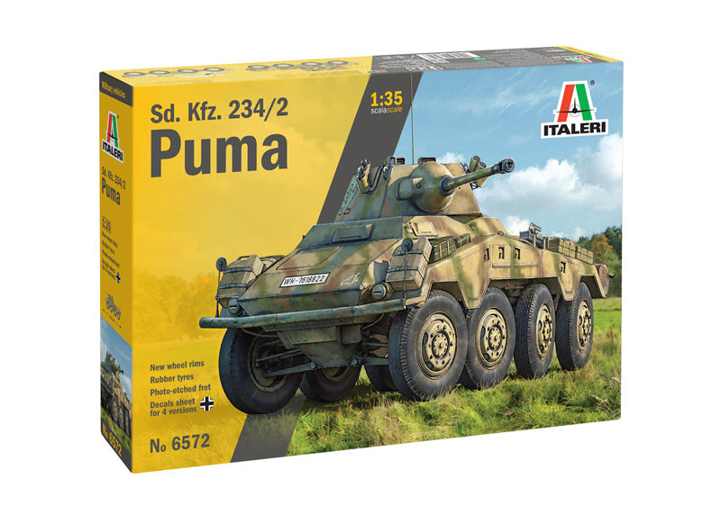 Italeri 6572 1/35 Sd.Kfz. 234/2 Puma Model Kit