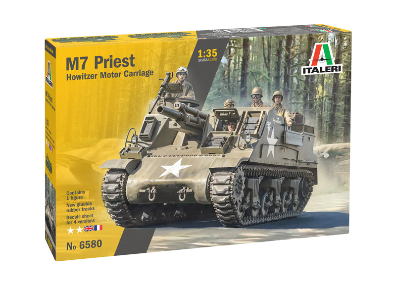 Italeri 6580 1/35 M7 Priest Howitzer Motor Carriage Model Kit