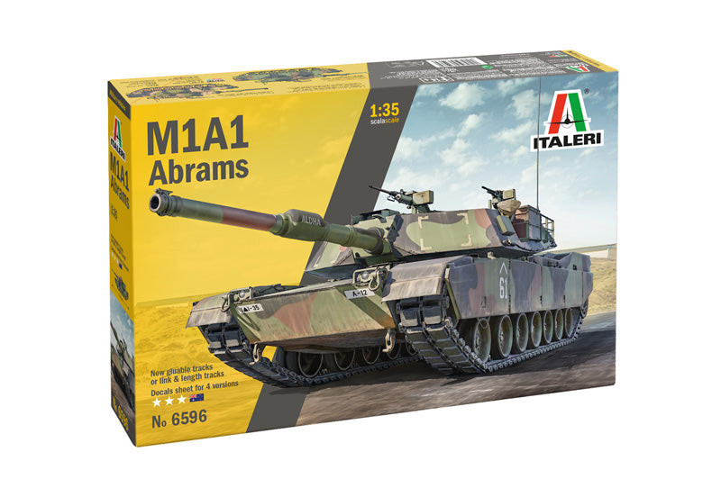 ITALERI 6596 1/35 US Army A1A1/A2 Abrams Tank Model Kit