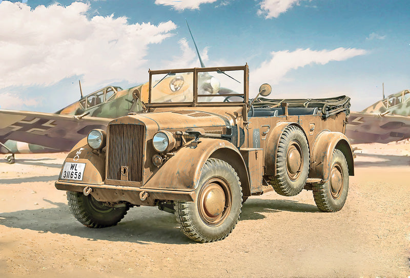 ITALERI 6597 1/35 German Kfz.12 Horch 901 Typ 40 Fruhe Ausf. Model Kit