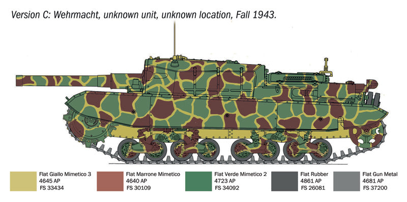 Italeri 6751 1/35 Semovente M43 da 105/25 "Bassotto" Model Kit