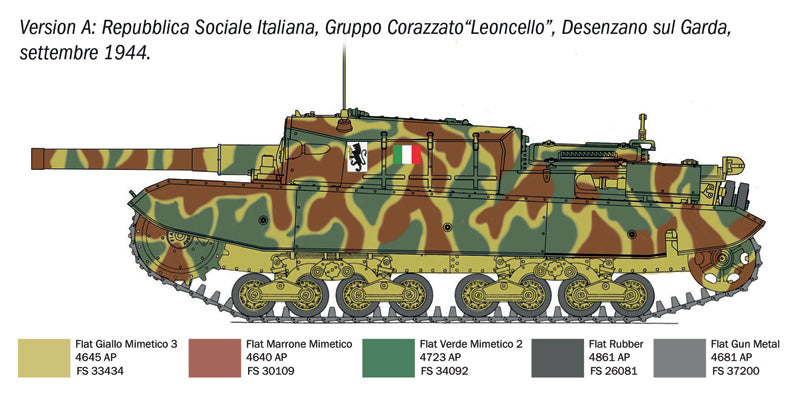 Italeri 6751 1/35 Semovente M43 da 105/25 "Bassotto" Model Kit