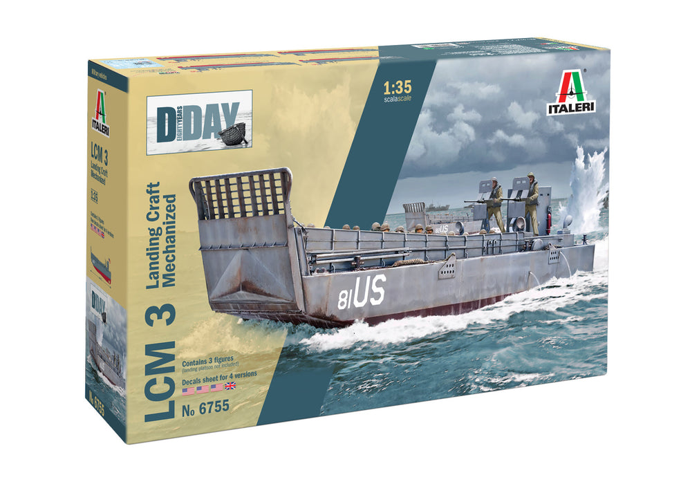 Italeri 6755 1/35 LCM-3 Landing Craft Model Kit