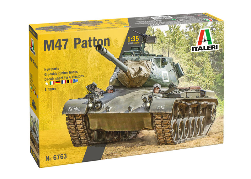 Italeri 6763 1/35 M47 Patton Model Tank Kit